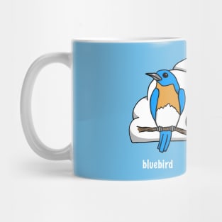 Three Bluebirds, One Bird, One Birb, One Borb. Mug